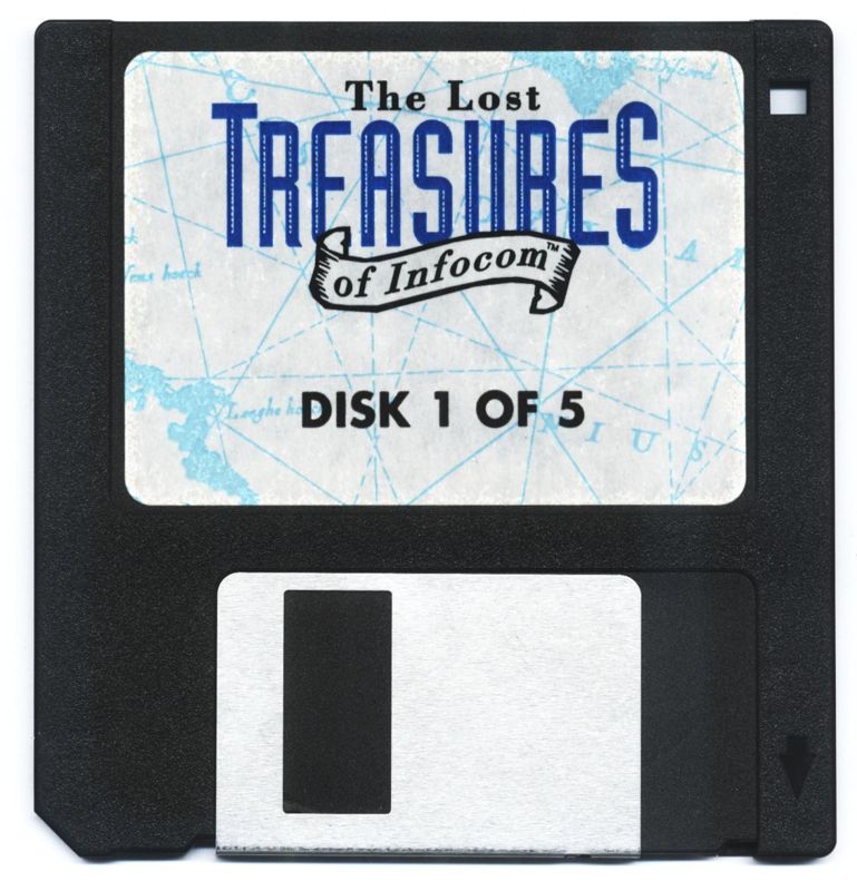Media for The Lost Treasures of Infocom (DOS) (3.5" Floppy IBM PC, XT, AT, PS/2, Tandy release): Disk 1