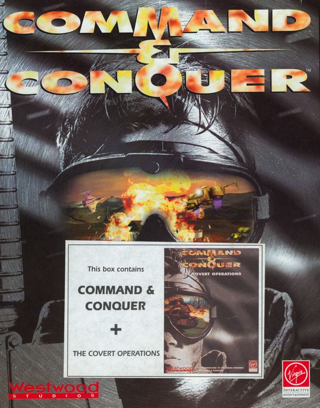 [Generic] Command and Conquer 黒枠 2枚 Command & Conquer + The Covert Operations box covers - MobyGames