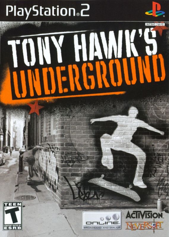 Front Cover for Tony Hawk's Underground (PlayStation 2)