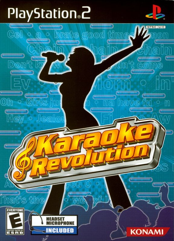Front Cover for Karaoke Revolution (PlayStation 2) (Headset and game)