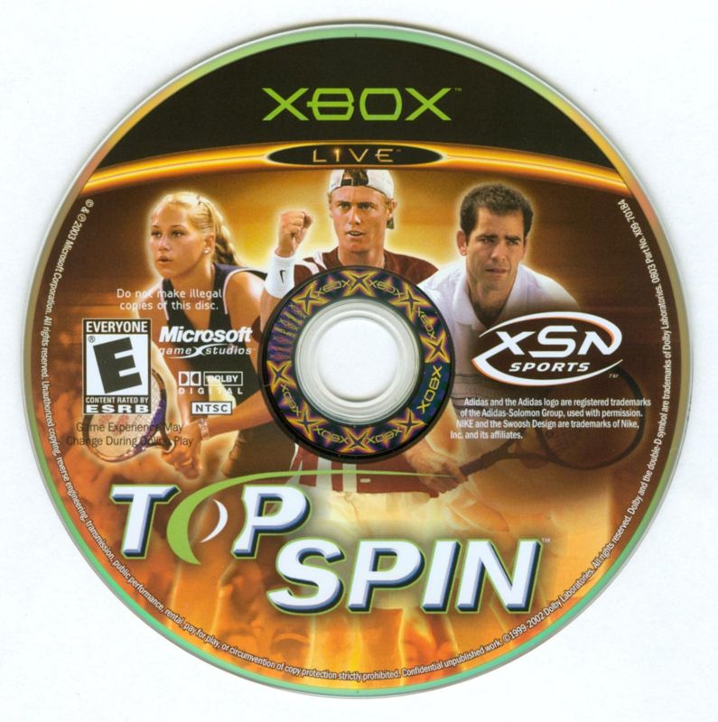 Media for Top Spin (Xbox)