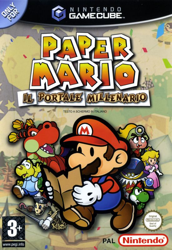 Front Cover for Paper Mario: The Thousand-Year Door (GameCube)