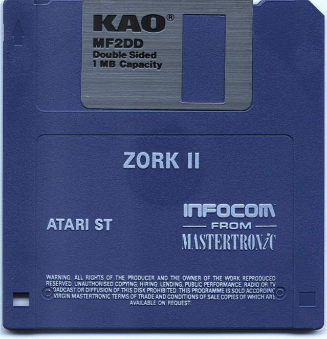 Media for Zork II: The Wizard of Frobozz (Atari ST) (1991 Mastertronic Release)