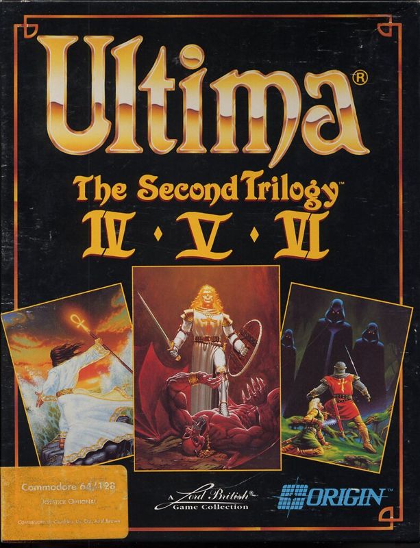 Front Cover for Ultima: The Second Trilogy (Commodore 64)