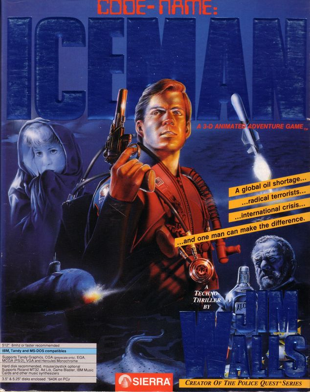 Front Cover for Code-Name: Iceman (DOS)