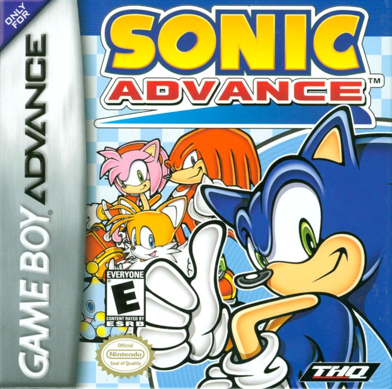 Mario vs Sonic Game Boy Advance Box Art Cover by spongejr_12