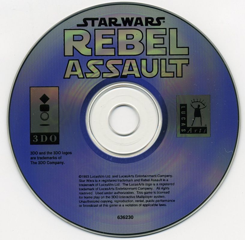 Media for Star Wars: Rebel Assault (3DO)
