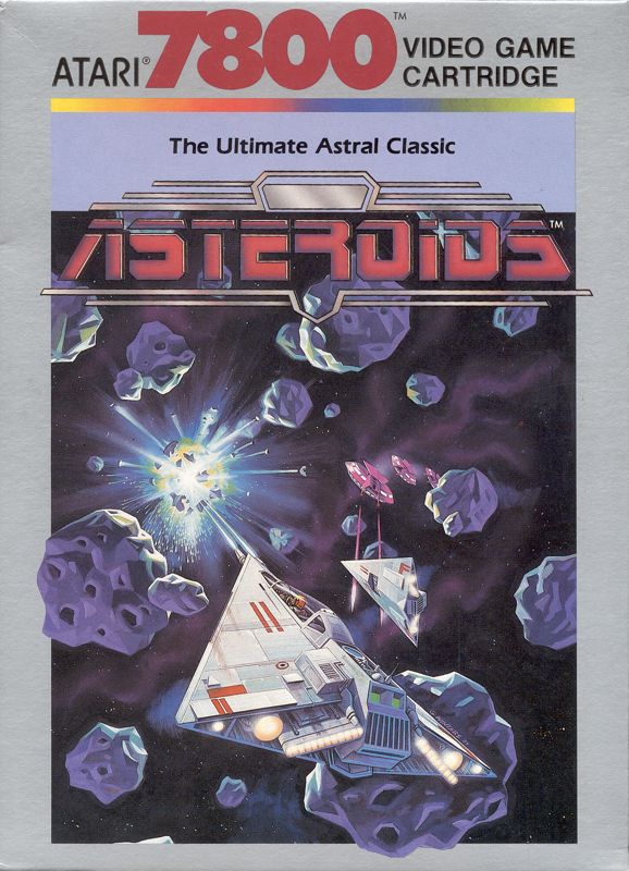 Front Cover for Asteroids (Atari 7800)