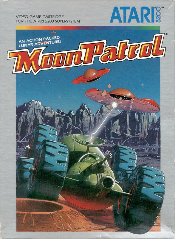 Front Cover for Moon Patrol (Atari 5200)