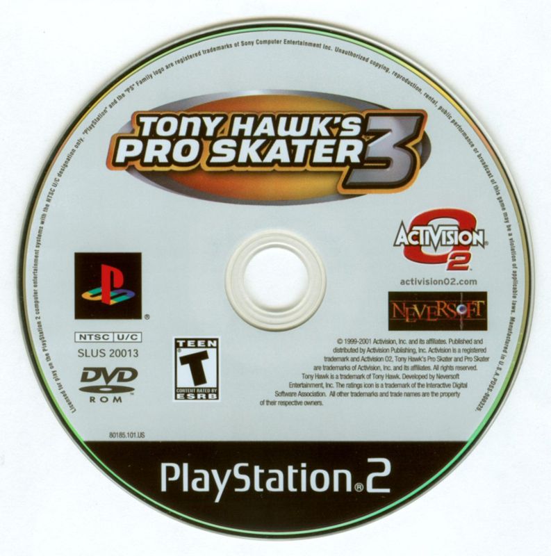 TONY HAWK'S PRO SKATER 3 - (NTSC-U)