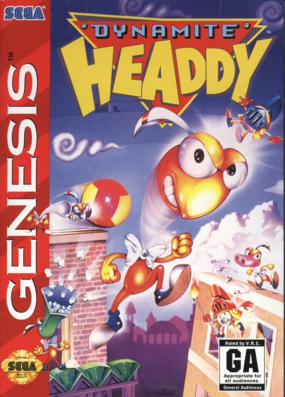 Front Cover for Dynamite Headdy (Genesis)