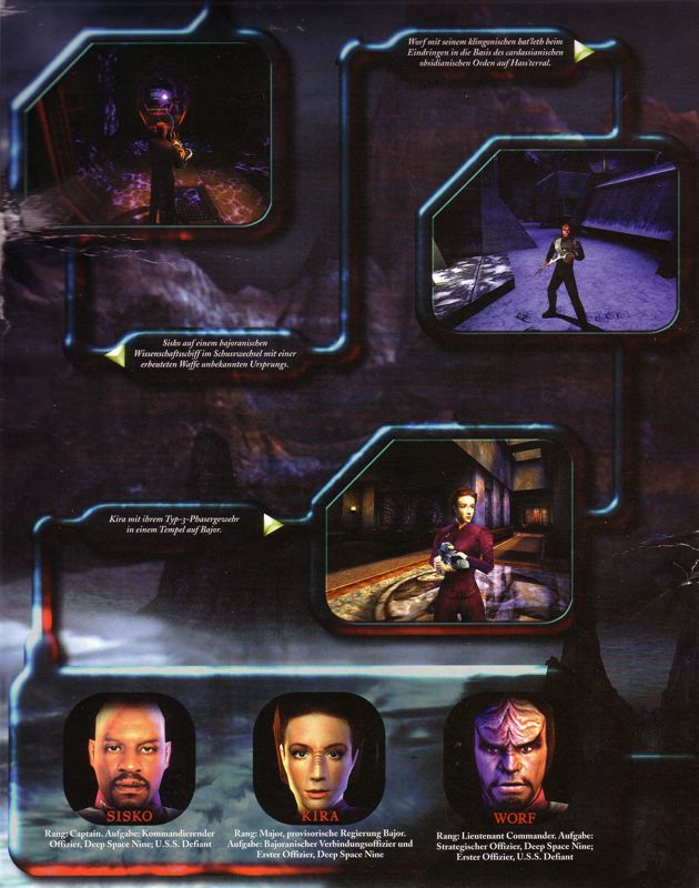 Inside Cover for Star Trek: Deep Space Nine - The Fallen (Windows): Righ Flap