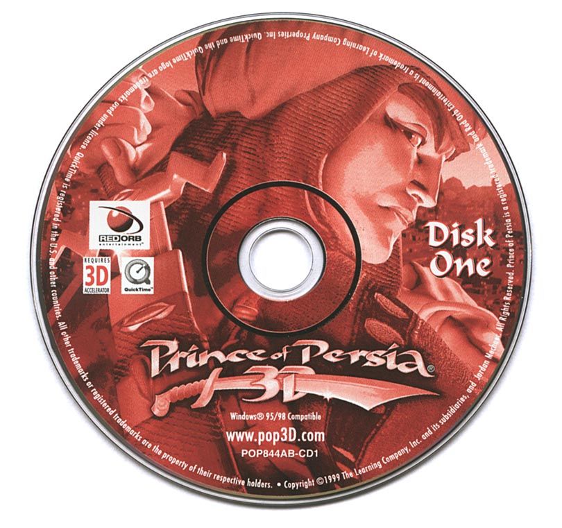 Media for Prince of Persia 3D (Windows): Disc 1