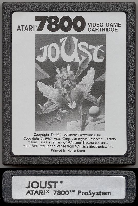 Media for Joust (Atari 7800)
