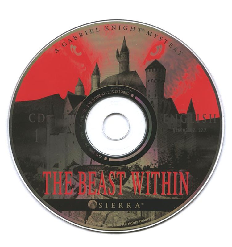 Media for The Beast Within: A Gabriel Knight Mystery (DOS and Windows and Windows 3.x): Disc 1/6