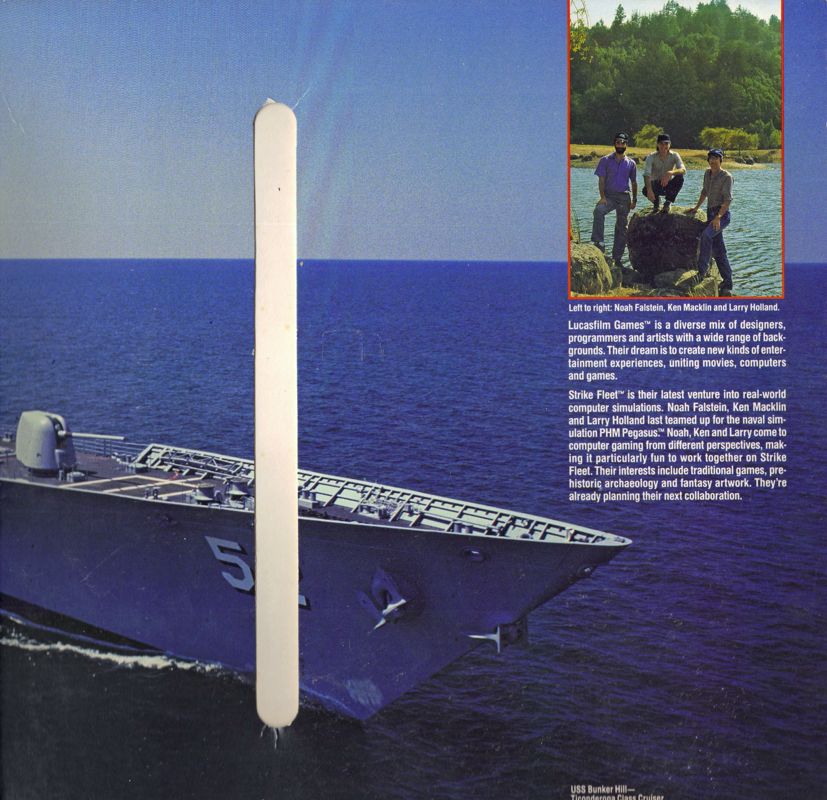 Inside Cover for Strike Fleet (Commodore 64): Right Side