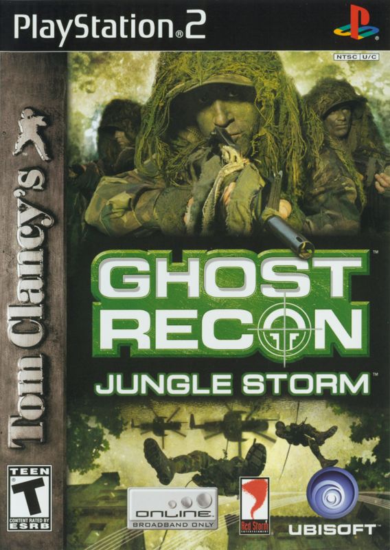 Front Cover for Tom Clancy's Ghost Recon: Jungle Storm (PlayStation 2)