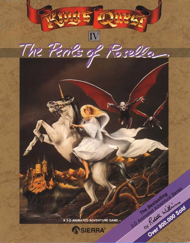 Front Cover for King's Quest IV: The Perils of Rosella (DOS)