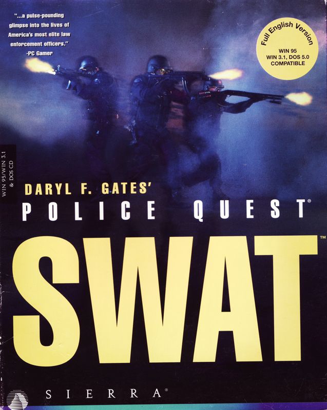 Front Cover for Daryl F. Gates' Police Quest: SWAT (DOS and Windows and Windows 3.x)