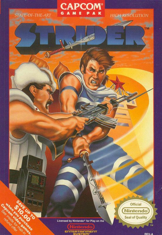 Front Cover for Strider (NES)