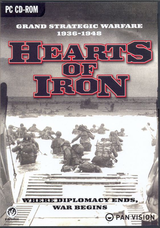 Front Cover for Hearts of Iron (Windows)
