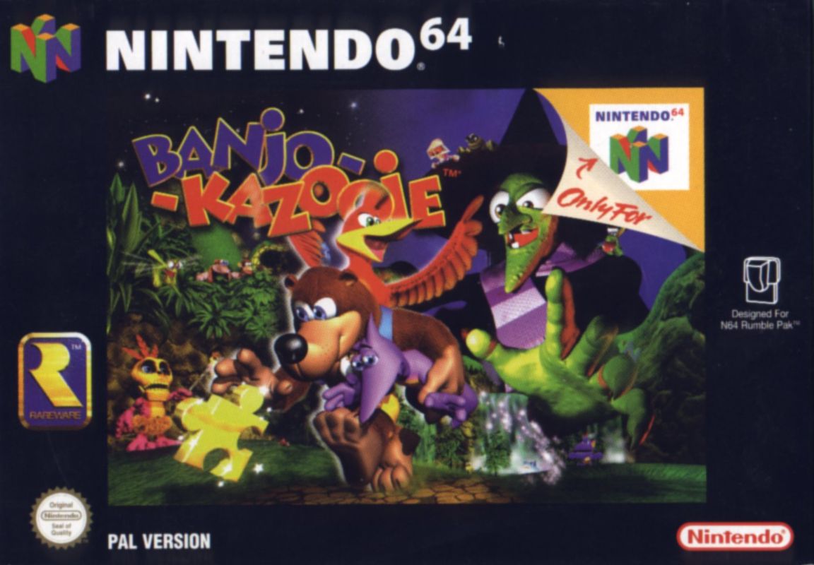 Front Cover for Banjo-Kazooie (Nintendo 64)