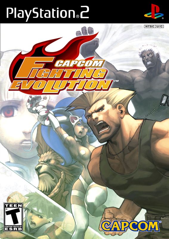 Front Cover for Capcom Fighting Evolution (PlayStation 2)