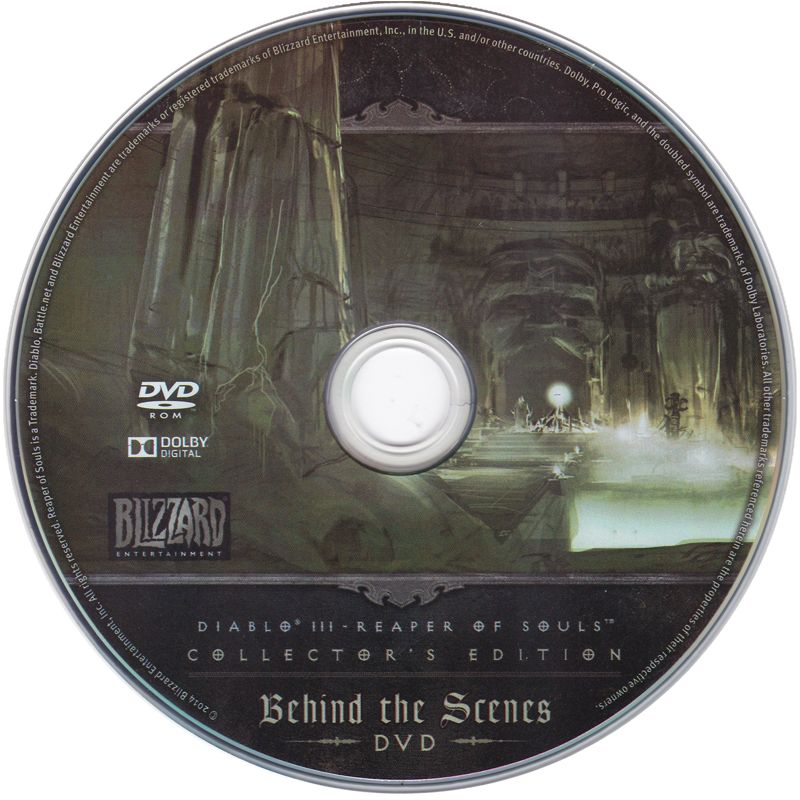 Extras for Diablo III: Reaper of Souls (Collector's Edition) (Macintosh and Windows): Behind the Scenes DVD