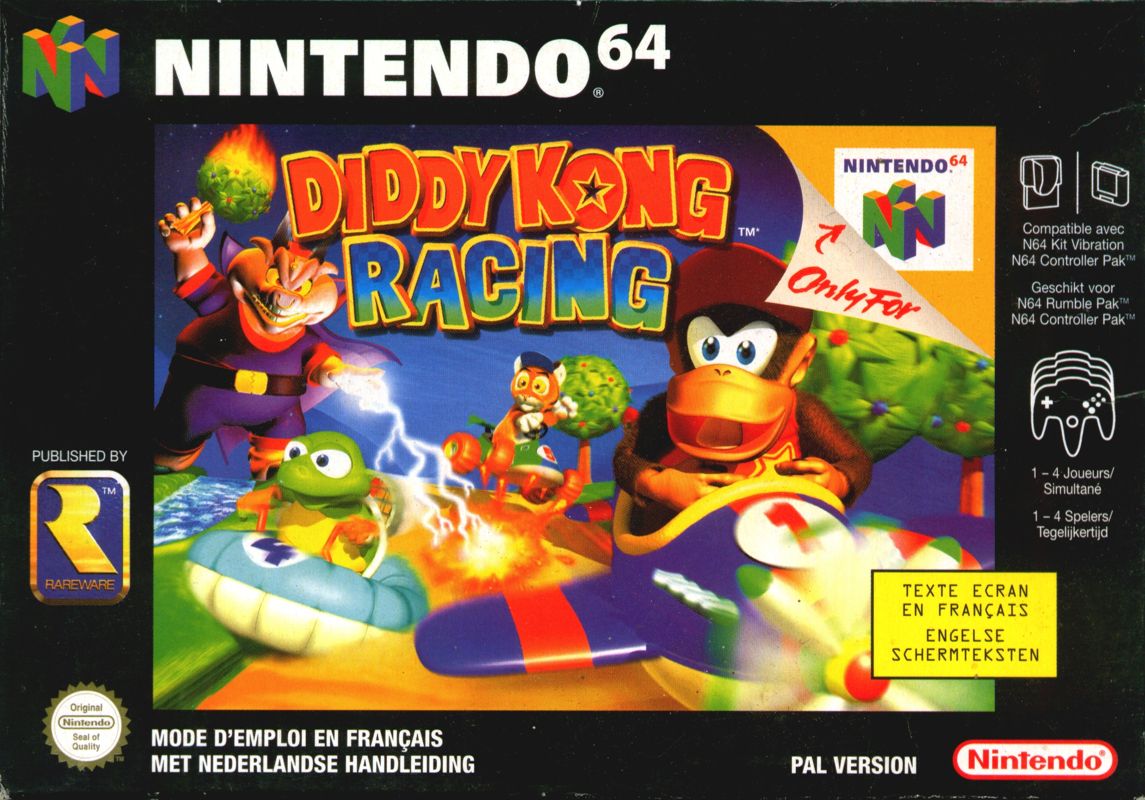 Front Cover for Diddy Kong Racing (Nintendo 64)