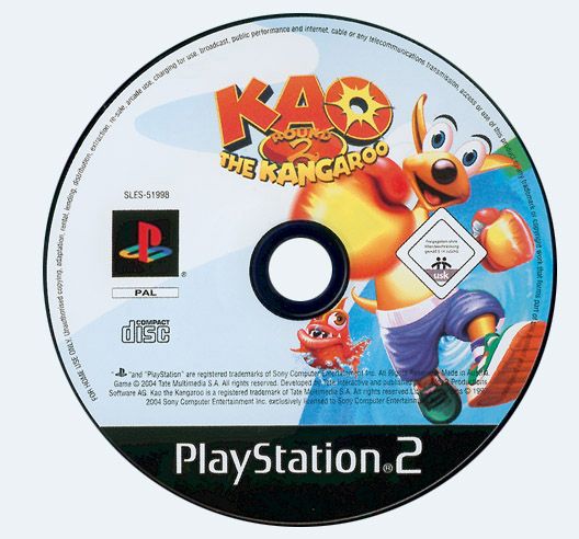 Media for Kao the Kangaroo: Round 2 (PlayStation 2)