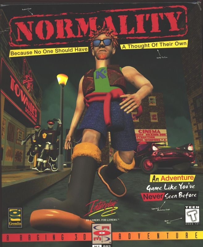Front Cover for Normality (DOS)
