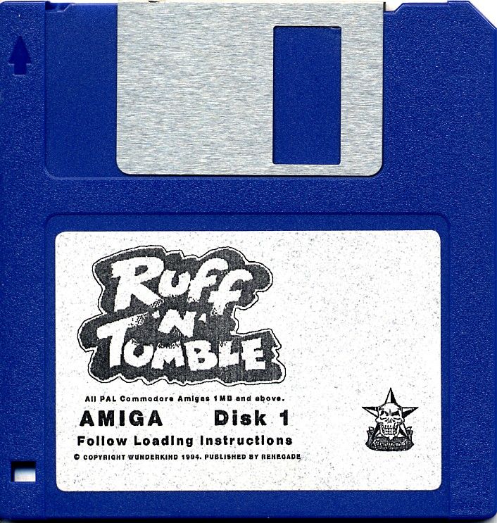 Media for Ruff 'n' Tumble (Amiga): Disk 1/2