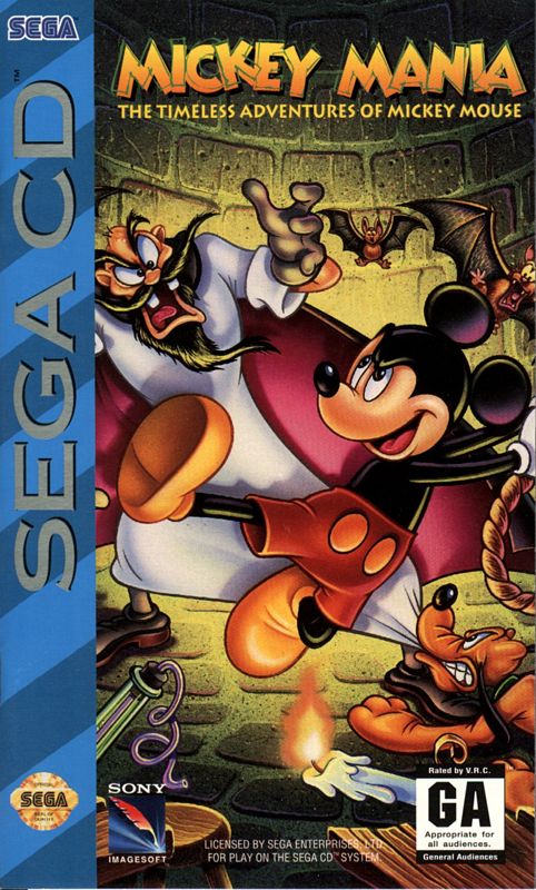 Front Cover for Mickey Mania (SEGA CD)