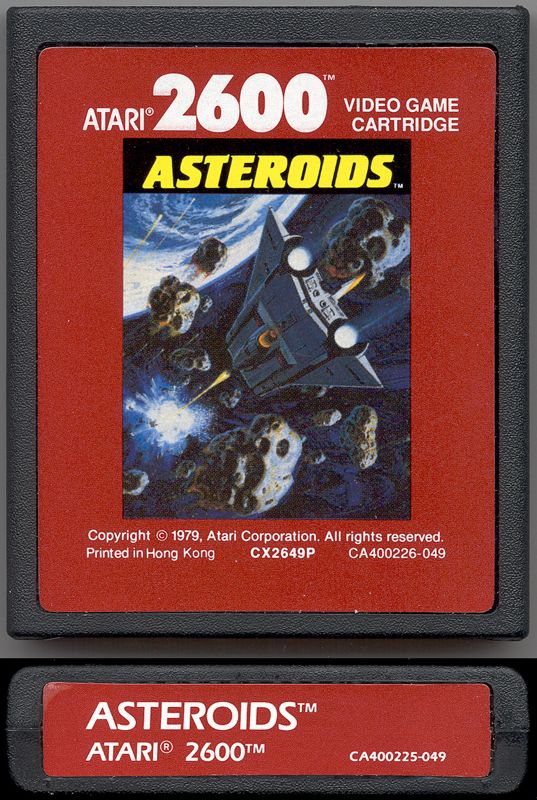Media for Asteroids (Atari 2600) (1988 release)