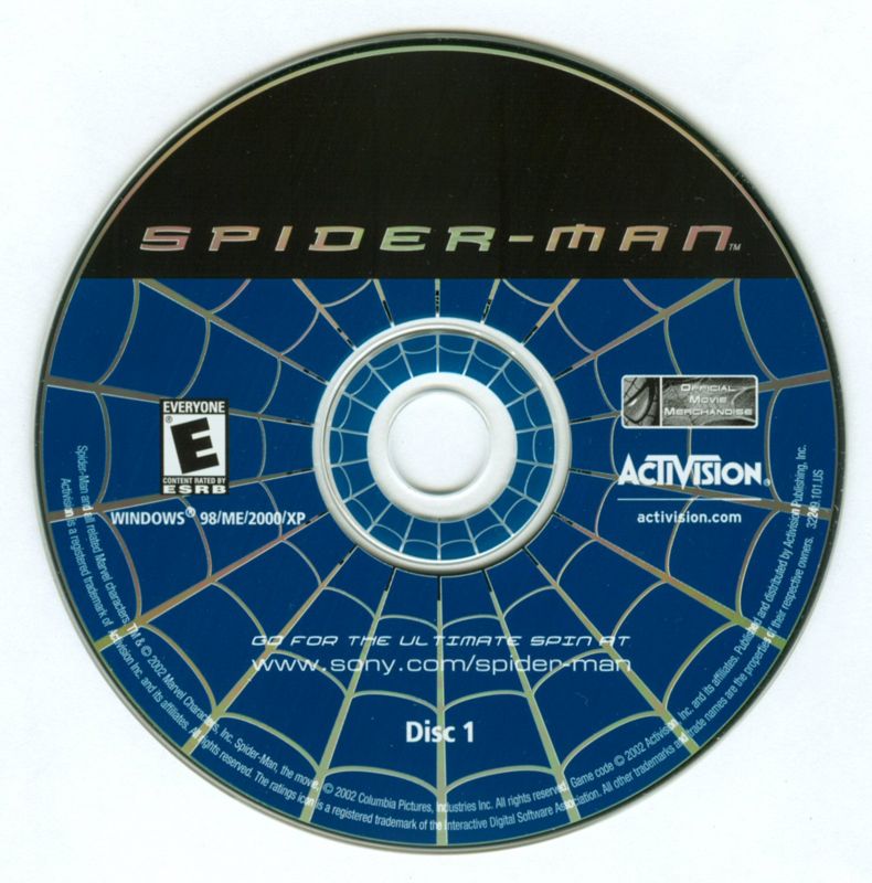 Media for Spider-Man (Windows): Disc 1