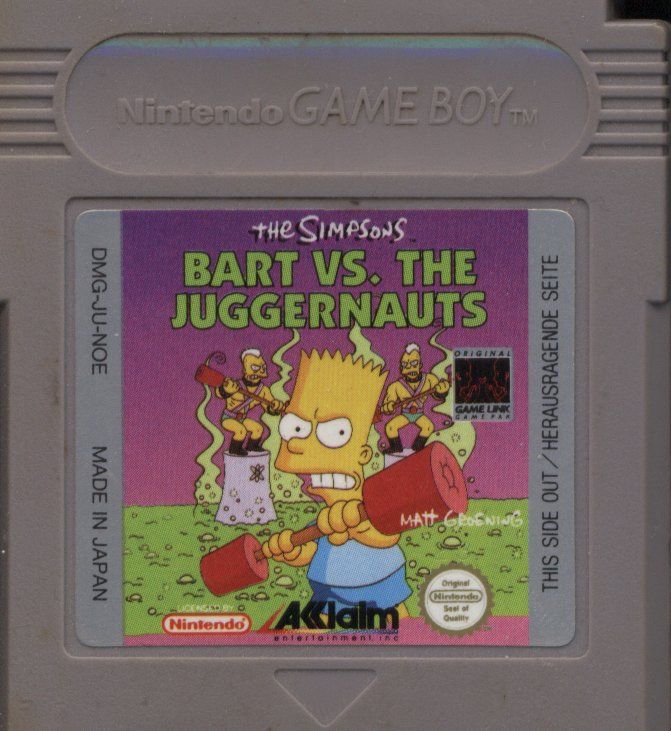 Media for The Simpsons: Bart vs. the Juggernauts (Game Boy)