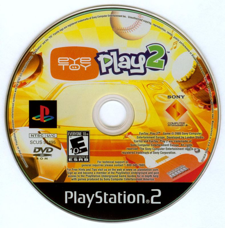 Media for EyeToy: Play 2 (PlayStation 2)