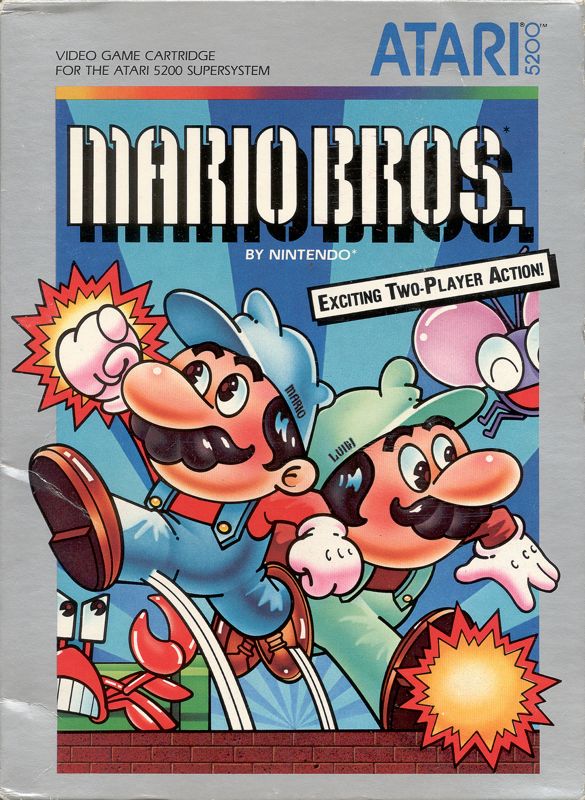 Front Cover for Mario Bros. (Atari 5200)