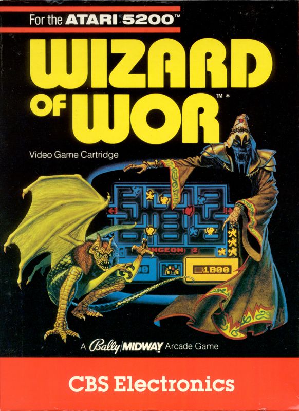 Front Cover for Wizard of Wor (Atari 5200)