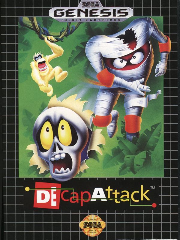 Front Cover for DEcapAttack (Genesis)