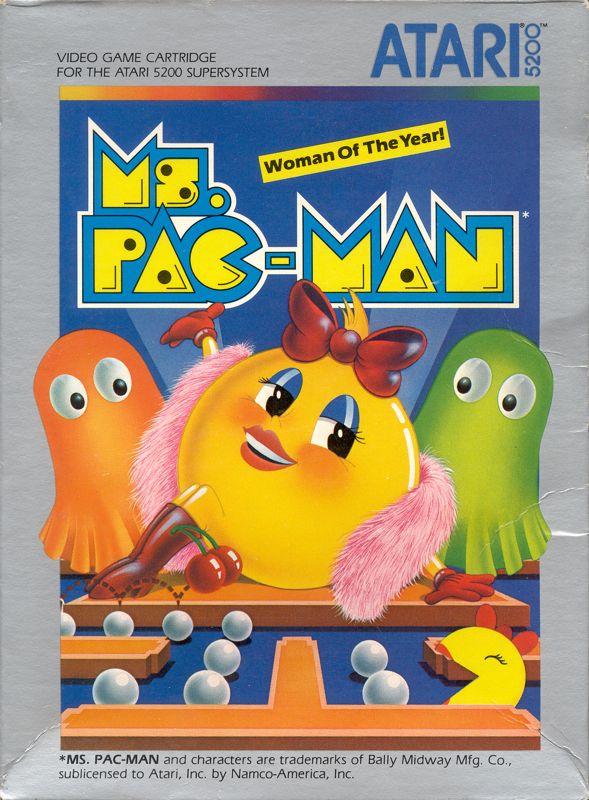 Front Cover for Ms. Pac-Man (Atari 5200)