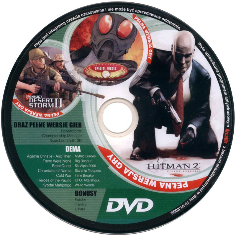 Media for Hitman 2: Silent Assassin (Windows) (CD-Action magazine #122 (2/2006) covermount)