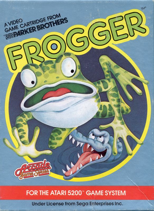 Front Cover for Frogger (Atari 5200)