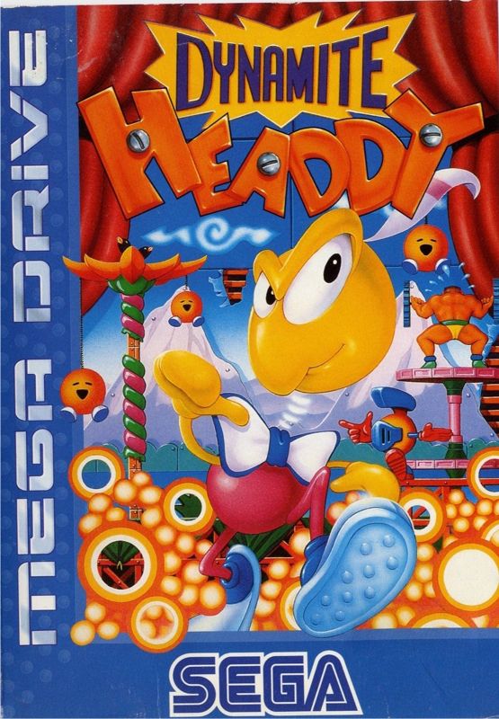 Front Cover for Dynamite Headdy (Genesis)
