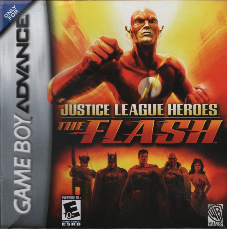 Front Cover for Justice League Heroes: The Flash (Game Boy Advance)