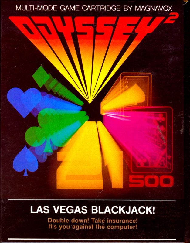 Front Cover for Las Vegas Blackjack! (Odyssey 2)