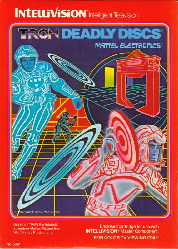 Front Cover for Tron: Deadly Discs (Intellivision)
