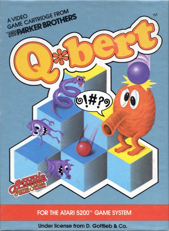 Front Cover for Q*bert (Atari 5200)