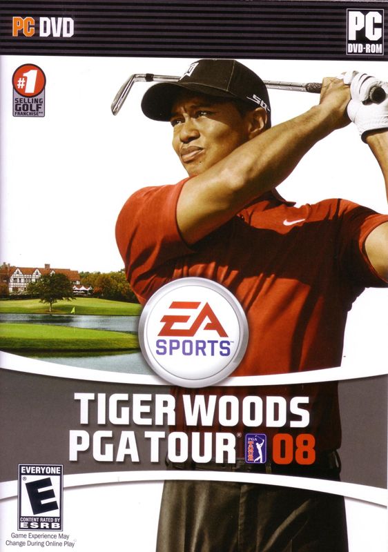 Front Cover for Tiger Woods PGA Tour 08 (Windows)