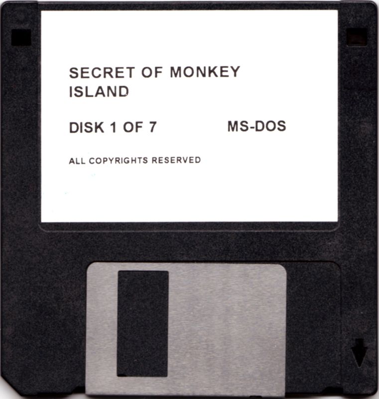 Media for The Secret of Monkey Island (DOS) (Red Hot Software release)